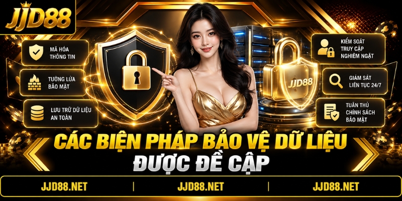 Các biện pháp bảo vệ dữ liệu được đề cập